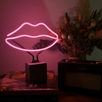 Neon 'Lips' Sign - Locomocean Ltd