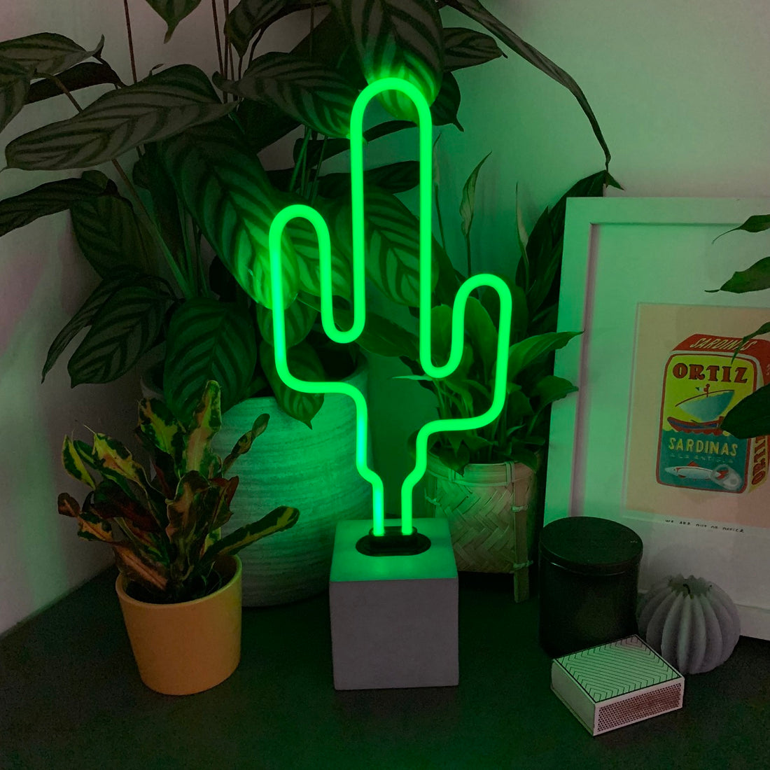 Neon 'Cactus' Sign - Locomocean Ltd