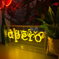 'Apéro' Glass Neon Sign - Locomocean Ltd