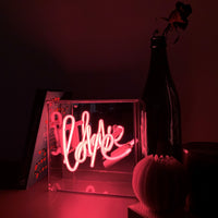 'Love' Mini Glass Neon Sign - Locomocean Ltd