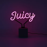 Neon 'Juicy' Sign - Coming Soon - Locomocean Ltd