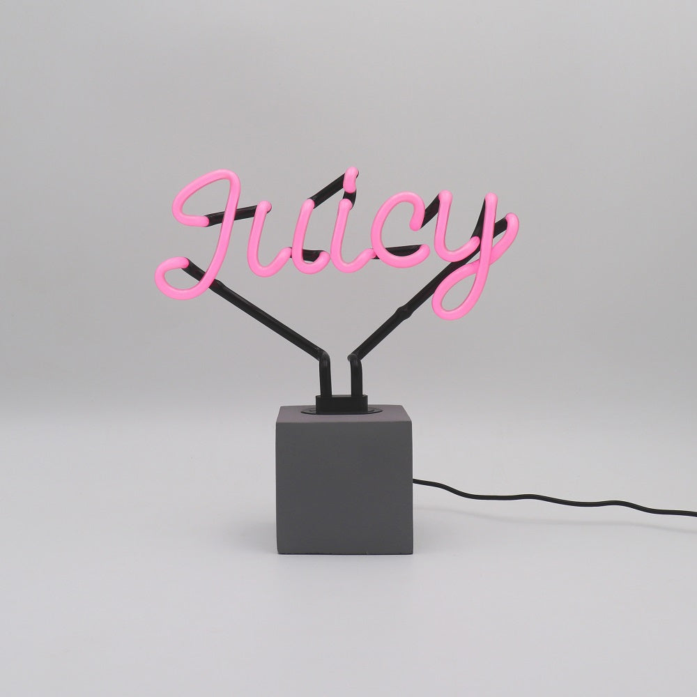 Neon 'Juicy' Sign - Coming Soon - Locomocean Ltd