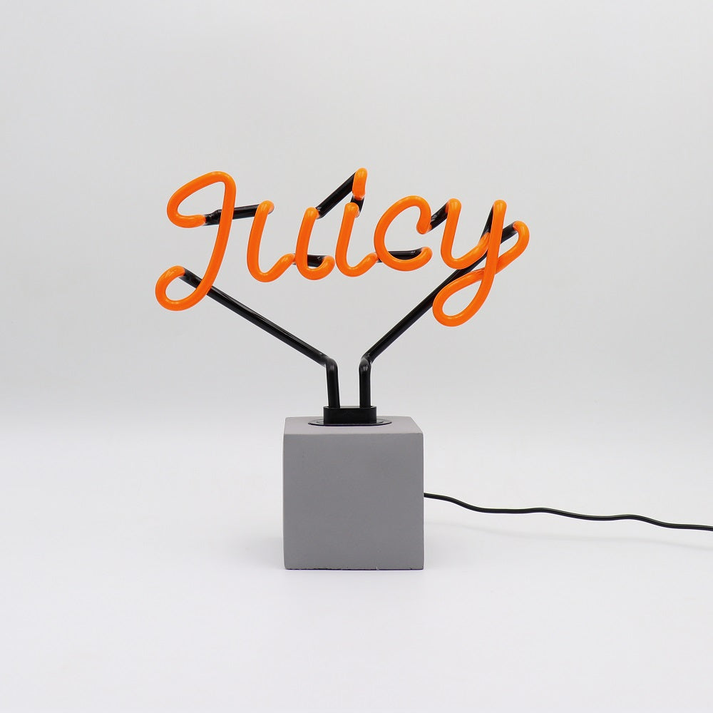 Neon 'Juicy' Sign - Coming Soon - Locomocean Ltd