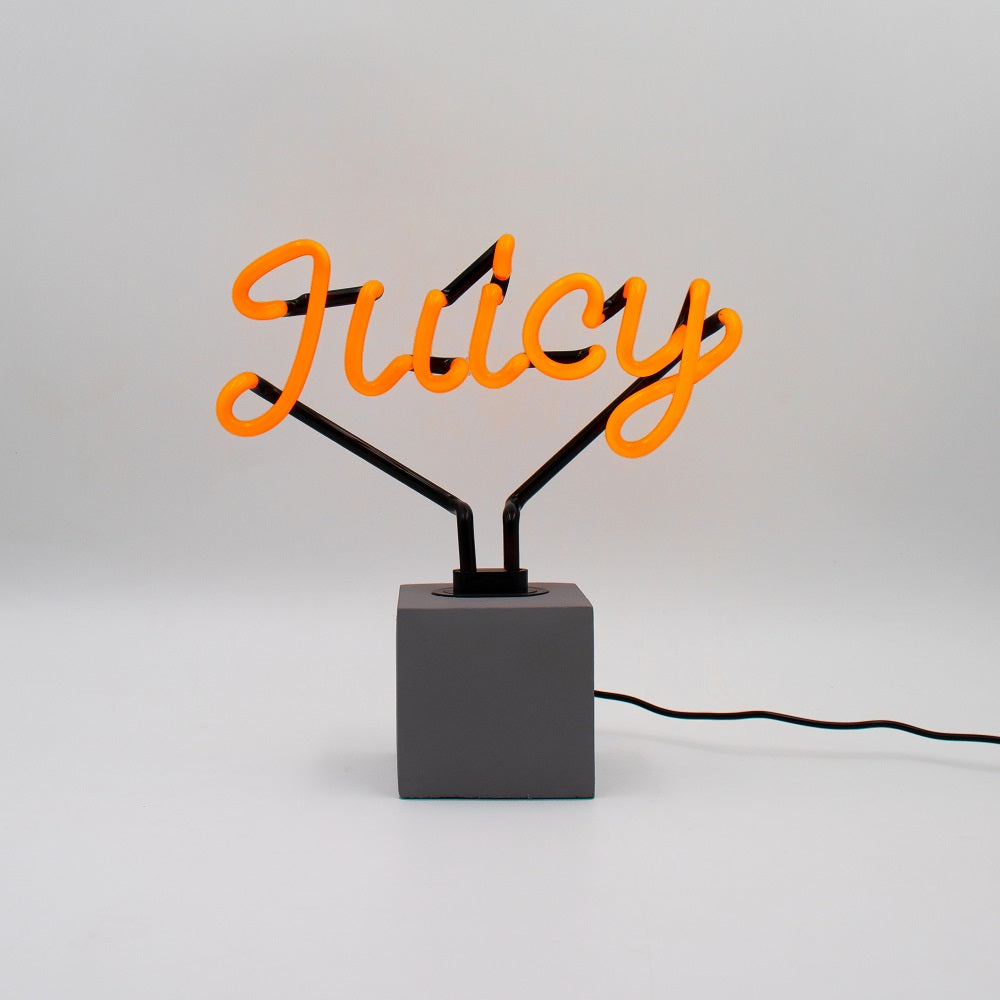 Neon 'Juicy' Sign - Coming Soon - Locomocean Ltd