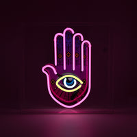 'All Seeing Eye' Large Glass Neon Sign - Locomocean Ltd