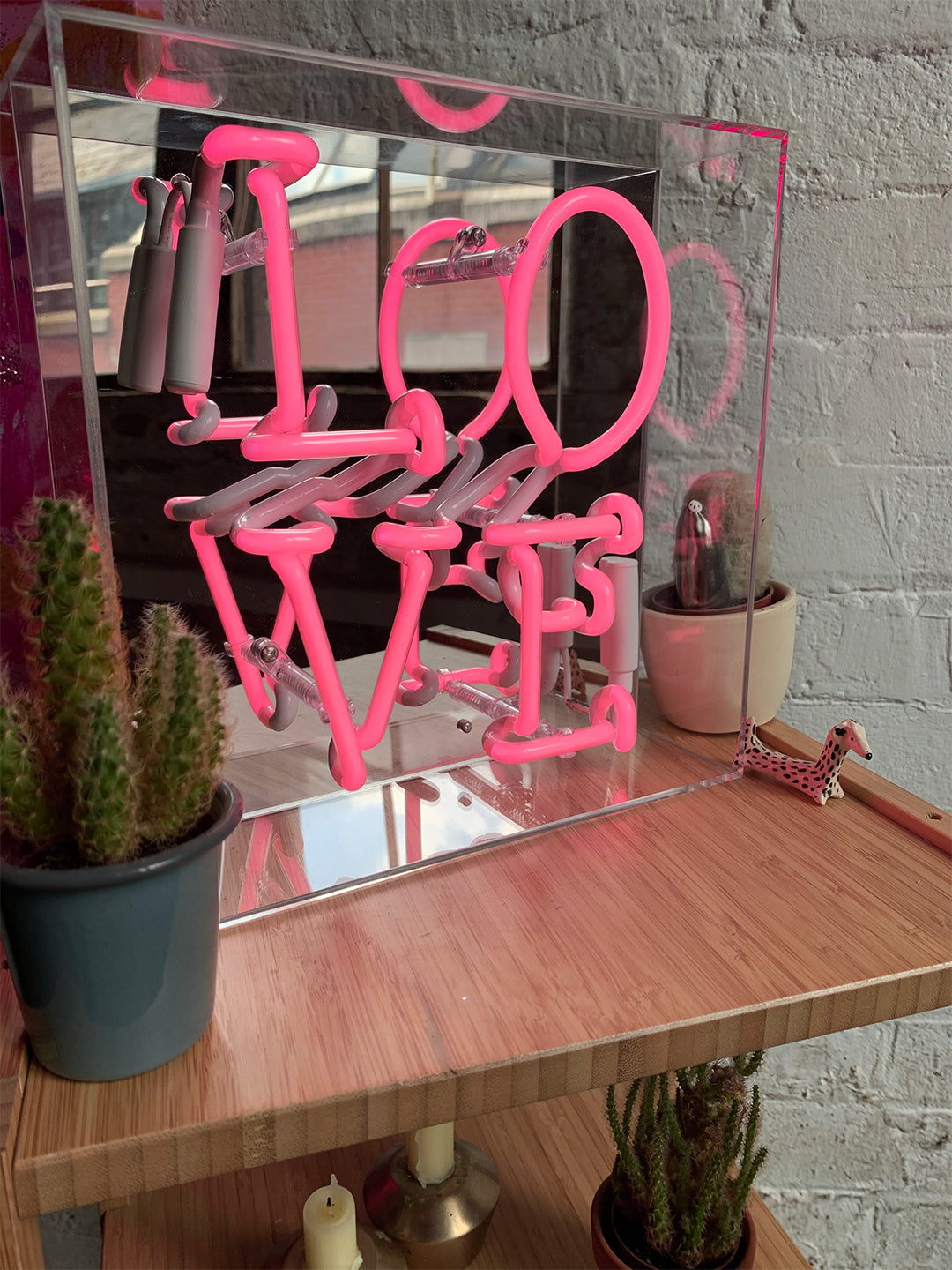 'Love' Acrylic Box Neon Light - Locomocean Ltd