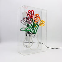 'Vase of Tulips' Glass Neon Sign - Locomocean Ltd