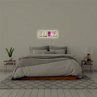 'Girl Power' Warm White Neon LED Wall Mountable Sign - Locomocean Ltd