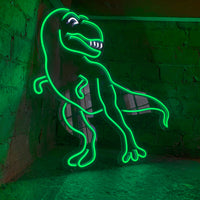 'Dinosaur' Green Neon LED Wall Mounted Sign - Locomocean Ltd