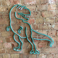 'Dinosaur' Green Neon LED Wall Mounted Sign - Locomocean Ltd