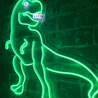 'Dinosaur' Green Neon LED Wall Mounted Sign - Locomocean Ltd