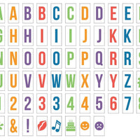 Coloured Extra Letter Pack - Locomocean Ltd