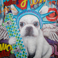 'Liberty Dog' Wall Artwork - LED Neon - Locomocean Ltd