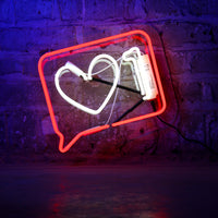 Neon Light 'Like' - Wall Sign - Locomocean Ltd