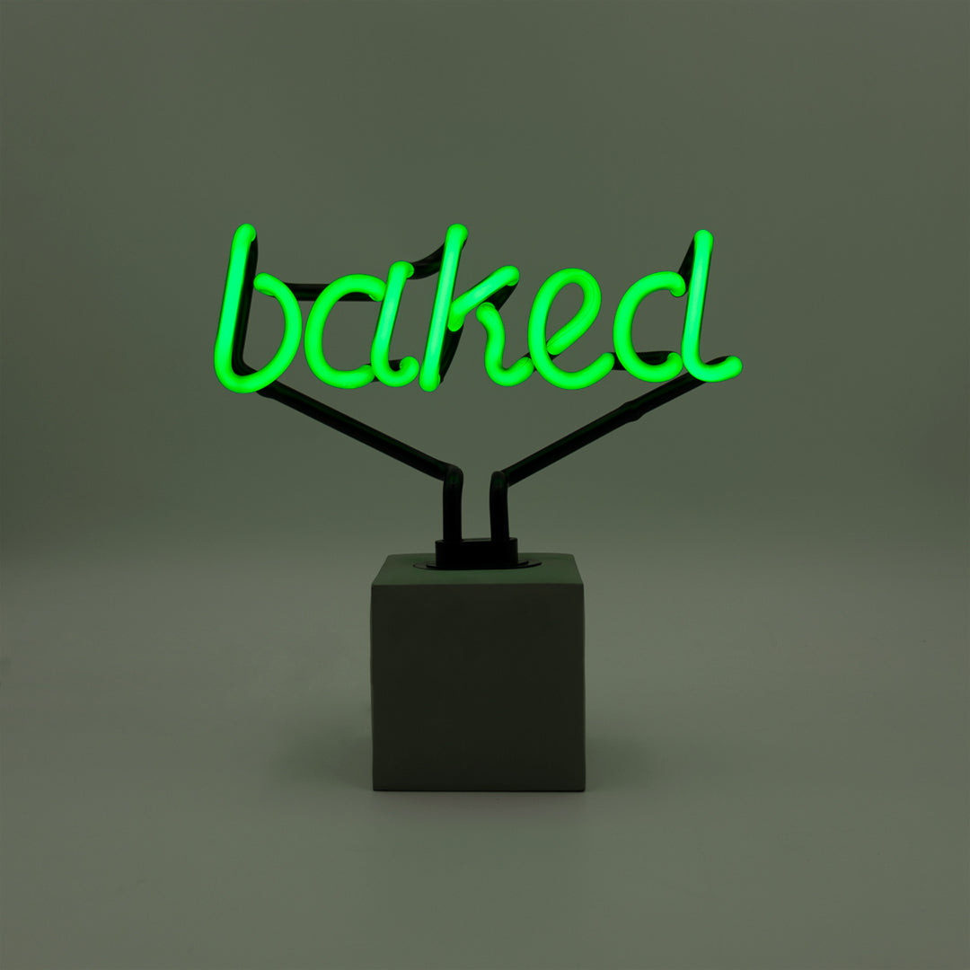 Neon 'Baked' Sign - Locomocean Ltd