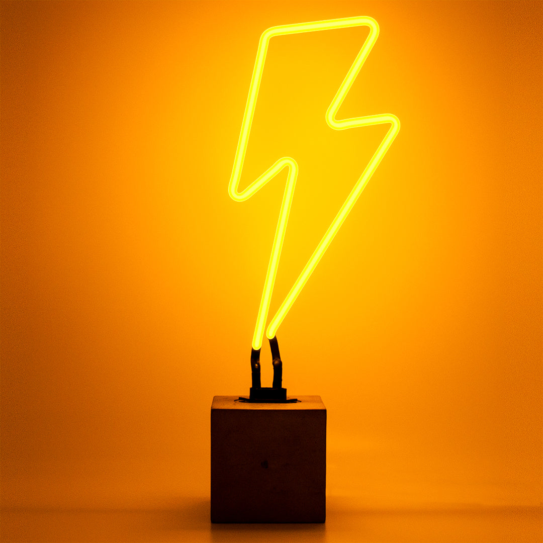 Neon 'Lightning' Sign - Locomocean Ltd