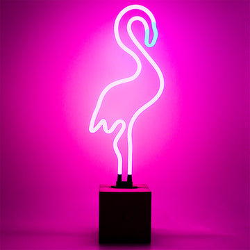 Replacement Glass (GLASS ONLY) - Neon 'Flamingo' Sign - Locomocean Ltd