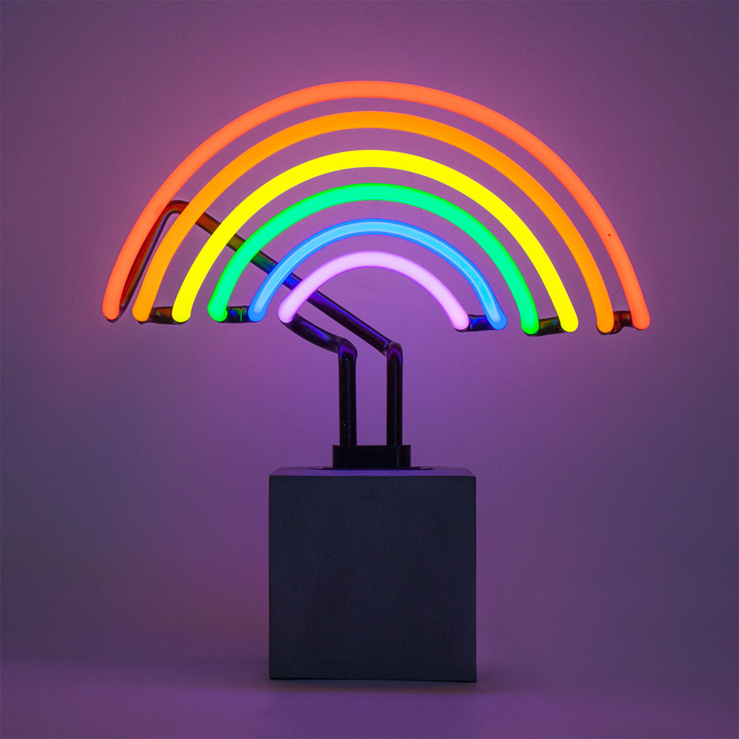 Rainbow neon deals light