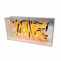 'Lounge' Glass Neon Sign - Locomocean Ltd