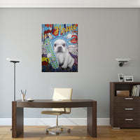 'Liberty Dog' Wall Artwork - LED Neon - Locomocean Ltd