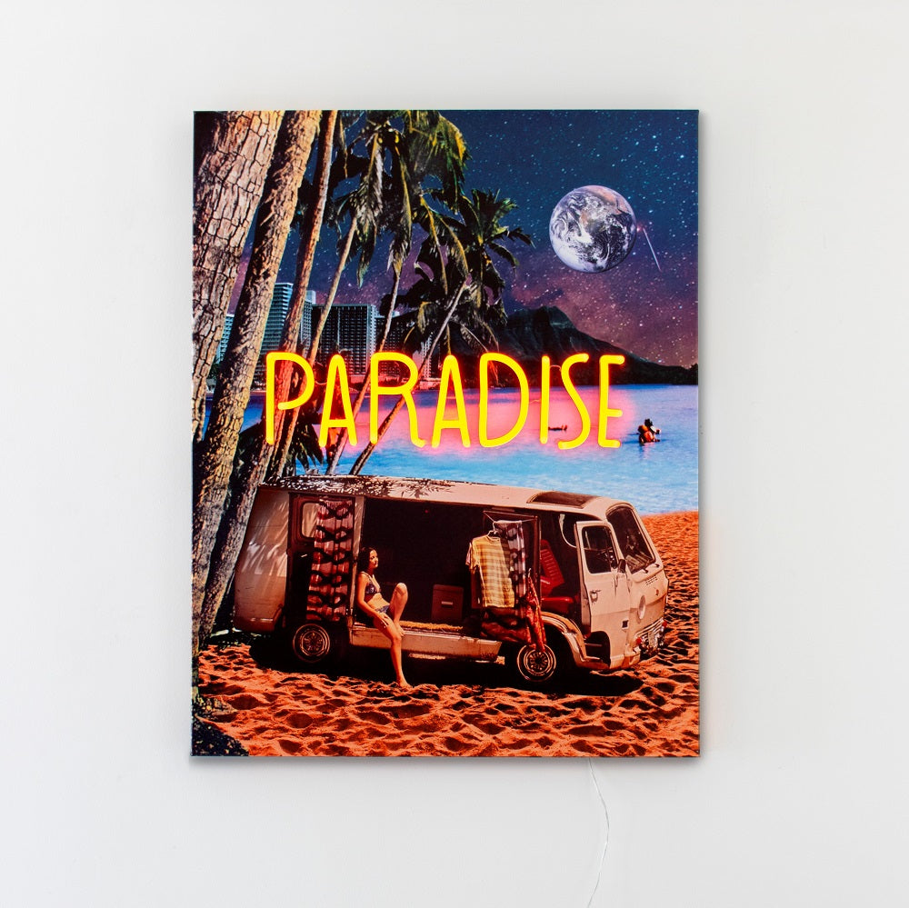 'Paradise' Wall Artwork - LED Neon - Coming Soon! - Locomocean Ltd