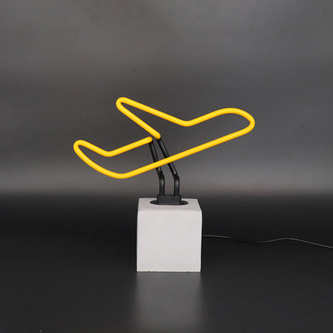 Neon 'Plane' Sign - Locomocean