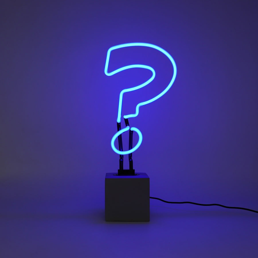 Neon 'Question Mark' Sign - Coming Soon - Locomocean Ltd