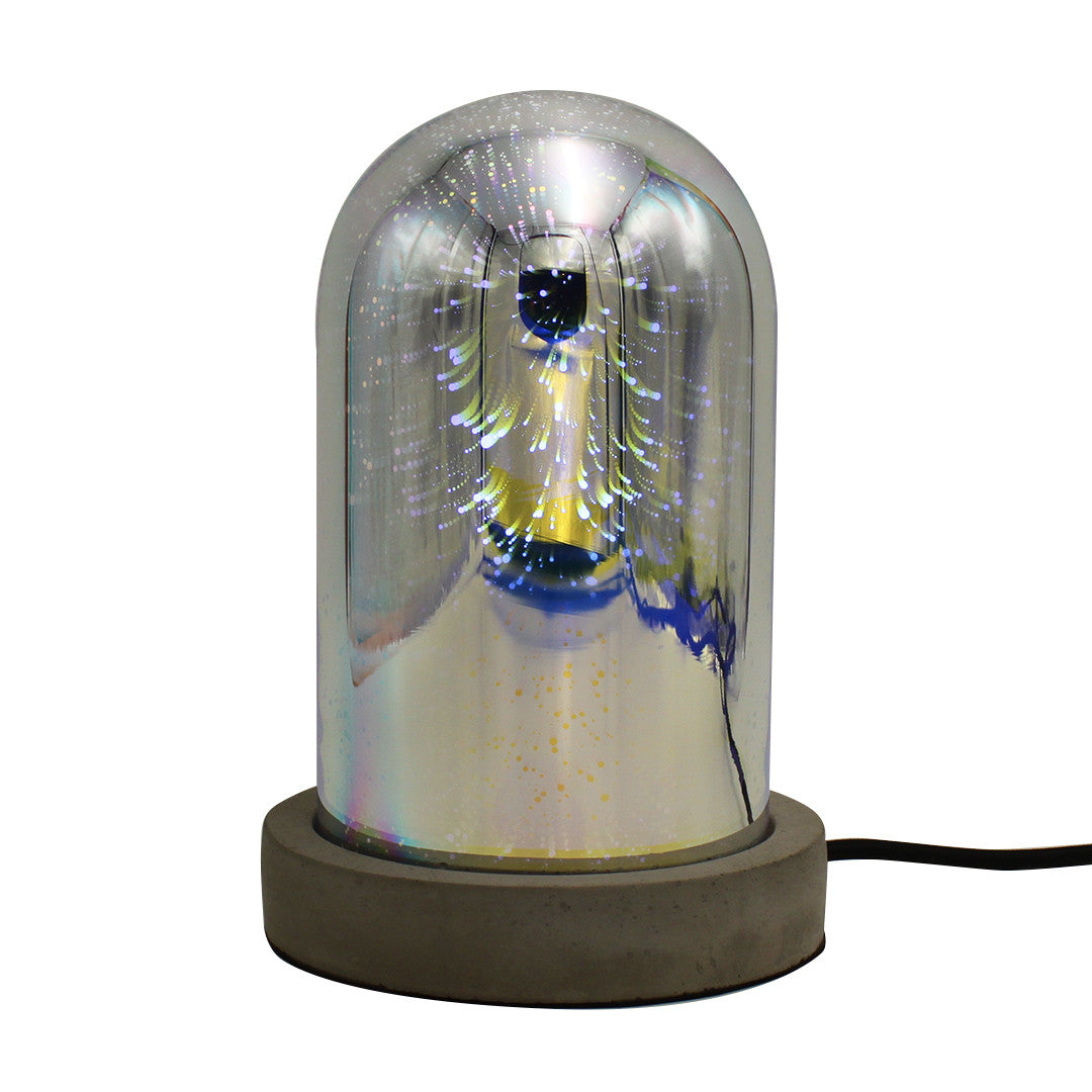Silver shop dome lamp