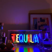 'Tequila' Acrylic Box Neon Light - Locomocean Ltd