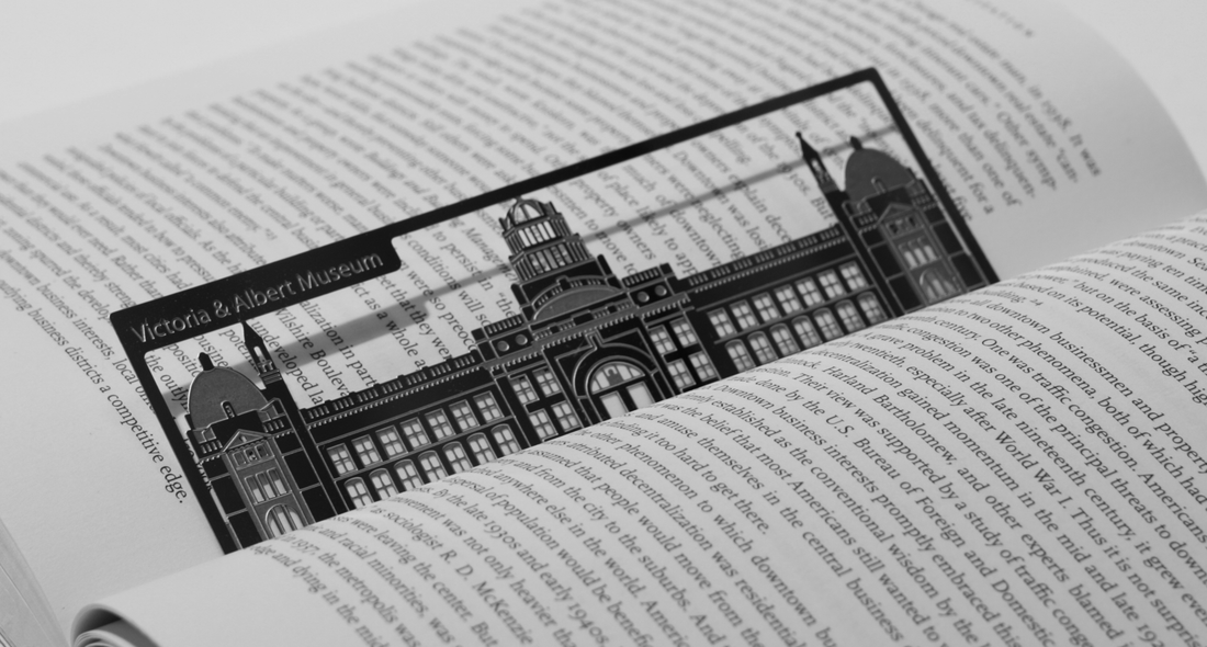 Victoria Albert Museum - Stainless Steel Bookmark - Locomocean Ltd