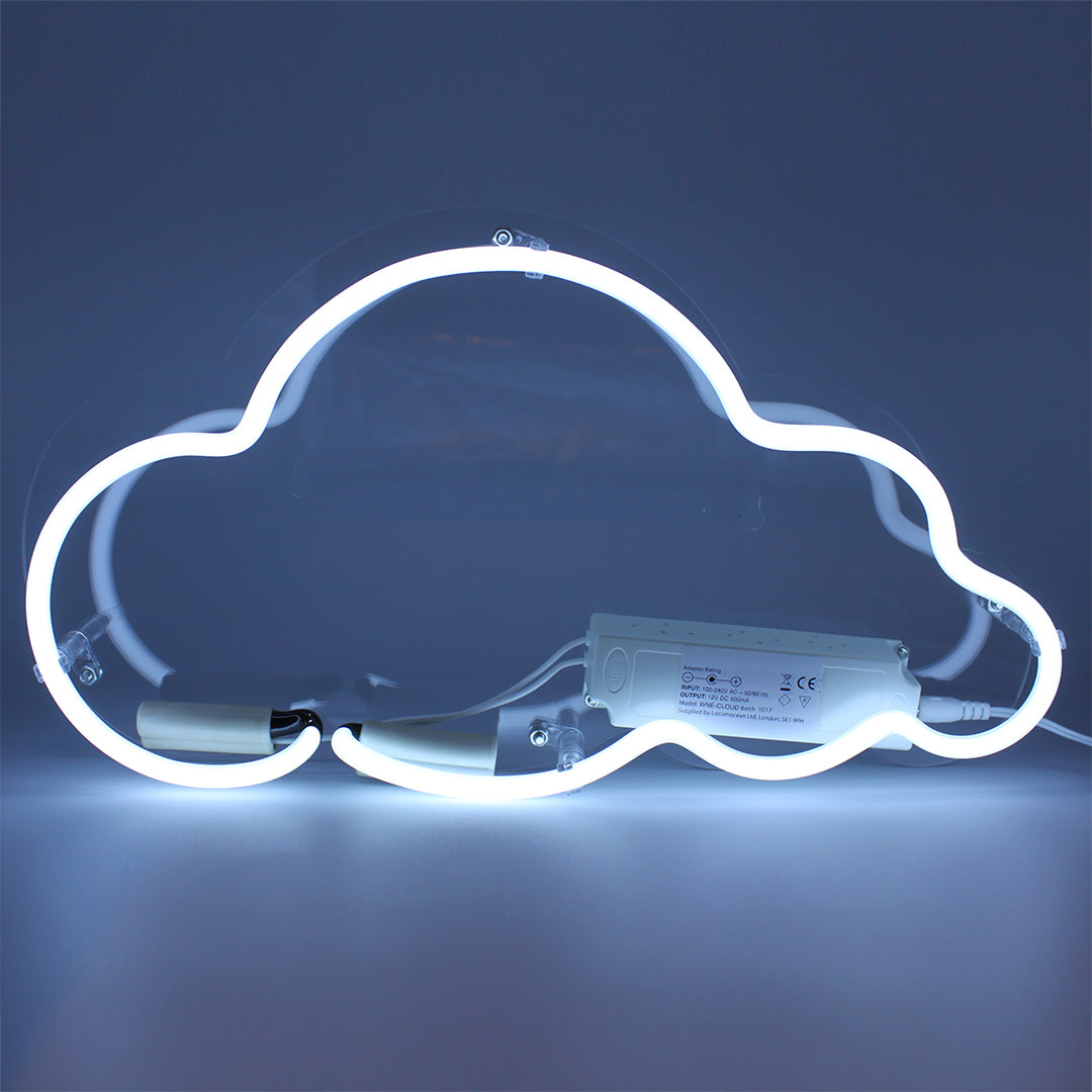 Neon cloud deals wall light