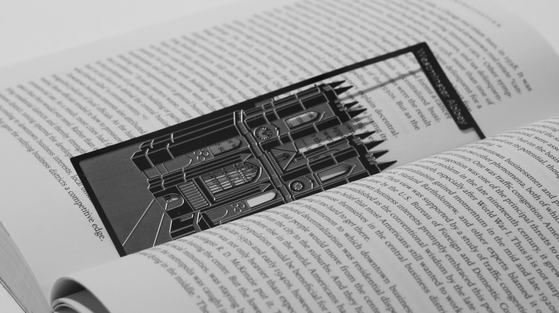Westminster Abbey - Stainless Steel Bookmark - Locomocean Ltd