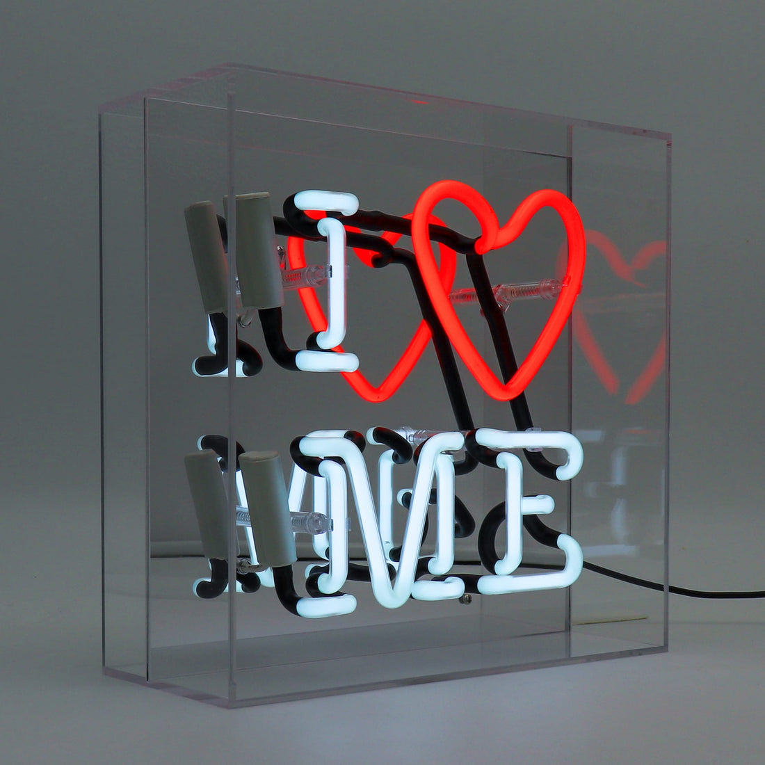 'I Love Me' Glass Neon Sign - Locomocean Ltd