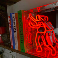 'Bookcase Man' Neon Box Sign - Locomocean Ltd