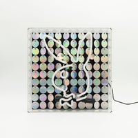 Playboy X Locomocean - Disco Bunny - Glass Neon Box Sign (Pre-Order) - Locomocean Ltd