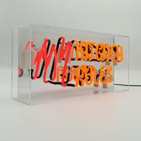 My Kitchen My Rules: Acrylic Box Glass Neon