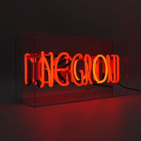 'Negroni' Glass Neon Sign - Locomocean Ltd