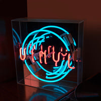 'Vinyl' Large Glass Neon Sign - Locomocean Ltd