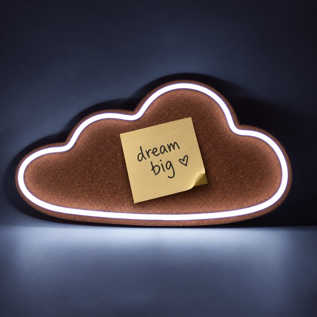 LED Corkboard - Cloud