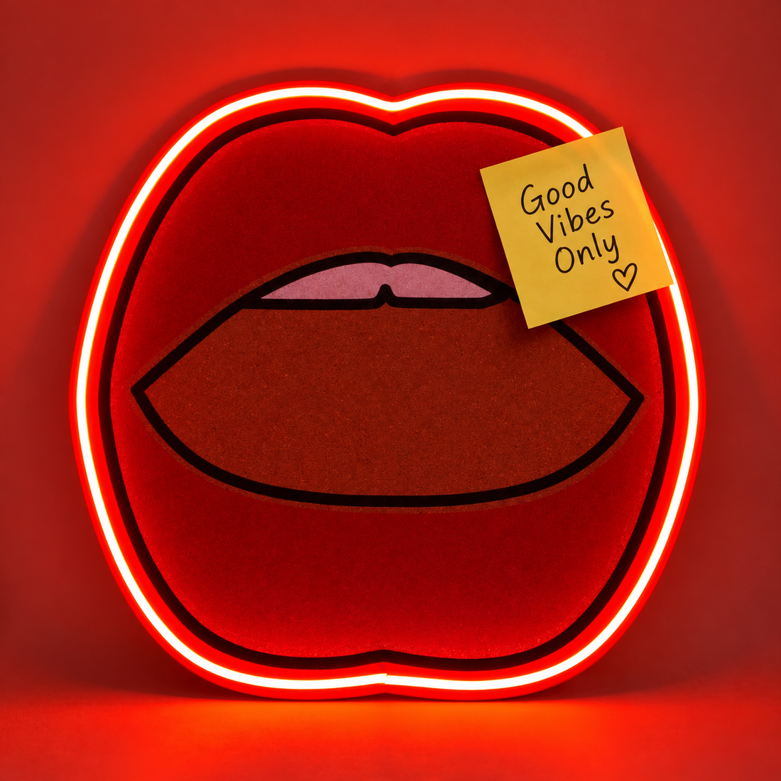 LED Corkboard - Mouth