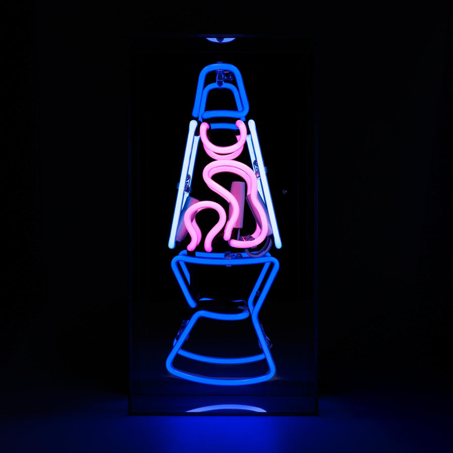 'Lava Lamp' Glass neon Sign - Locomocean Ltd