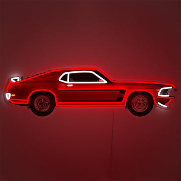 American Muscle Car Neon LED Sign - Wall Mounted - Locomocean Ltd