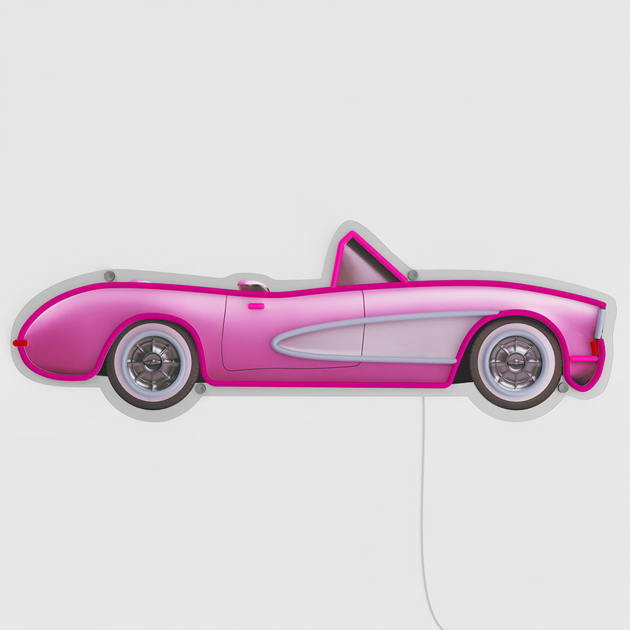 Classic Pink Car Neon LED Sign - Wall Mounted - Locomocean Ltd