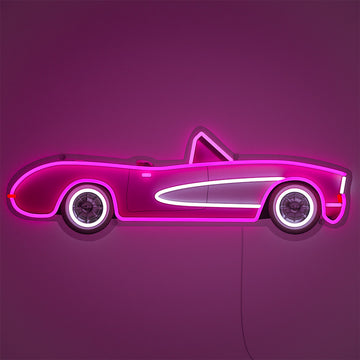 Classic Pink Car Neon LED Sign - Wall Mounted - Locomocean Ltd