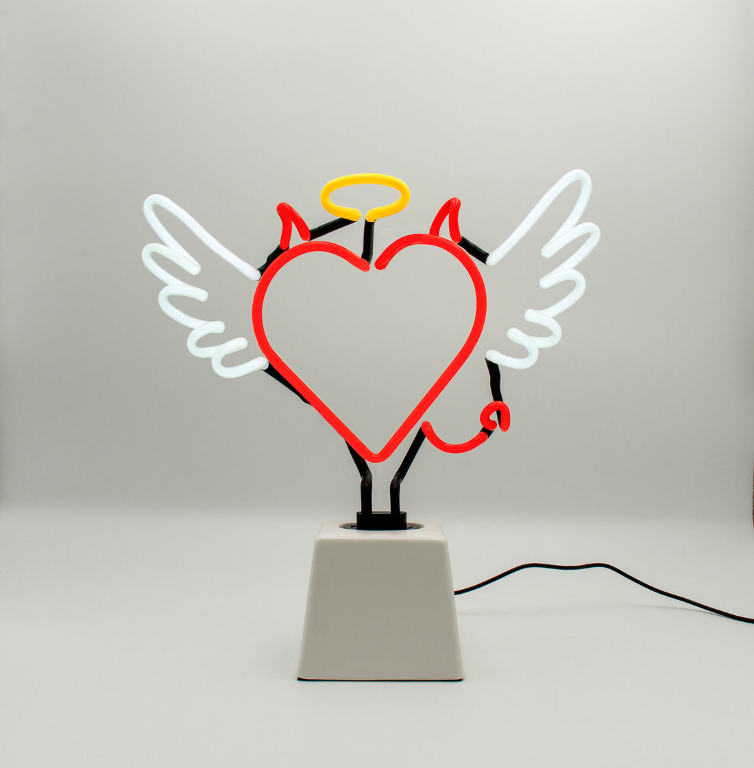Angel - Devil: Ceramic Base Glass Neon