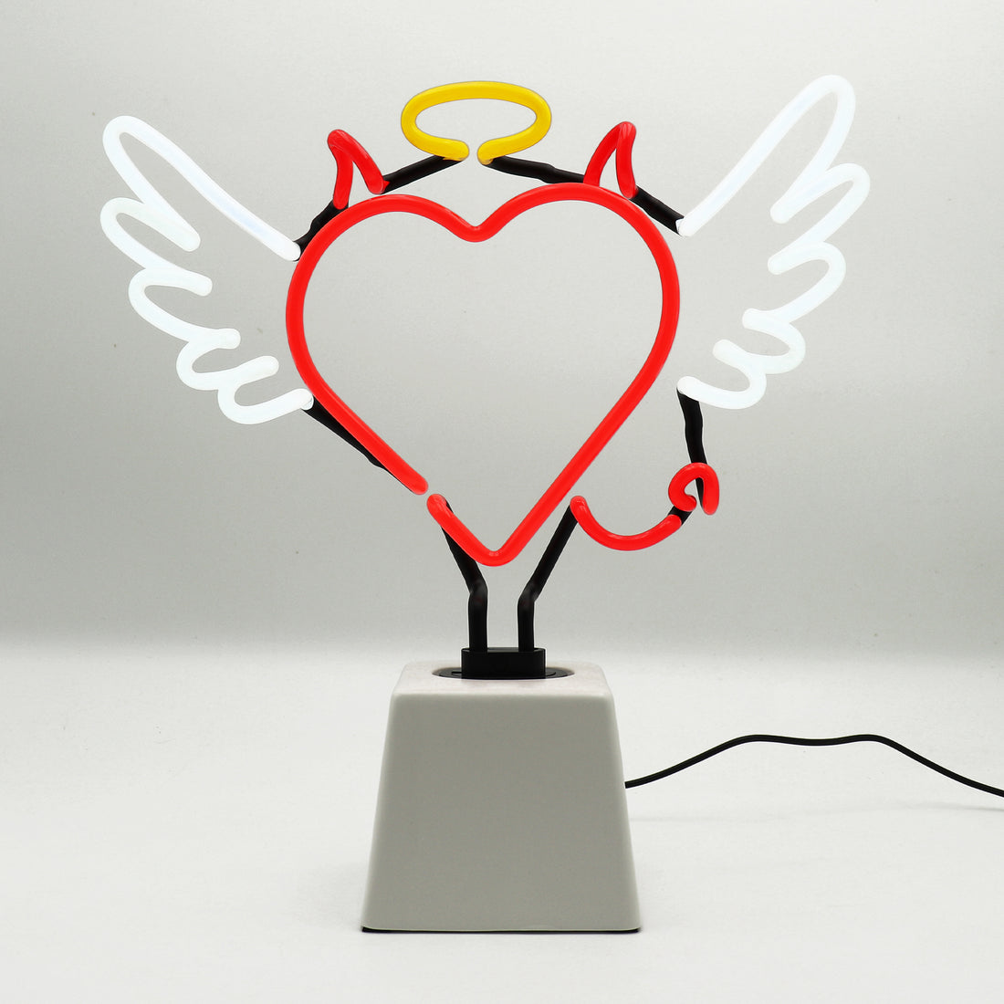 Angel - Devil: Ceramic Base Glass Neon