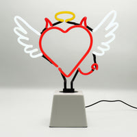 Angel - Devil: Ceramic Base Glass Neon