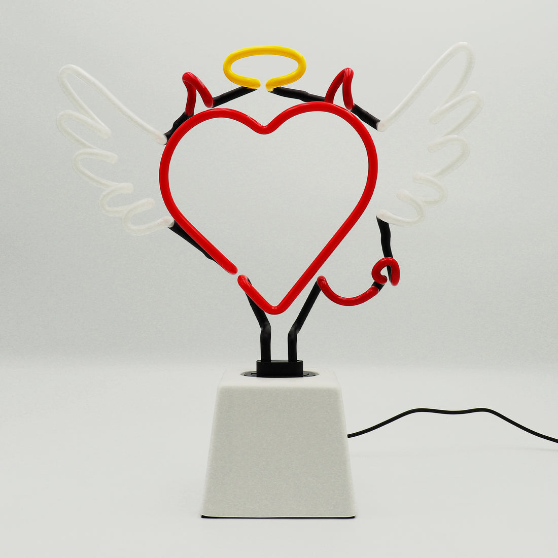 Angel - Devil: Ceramic Base Glass Neon