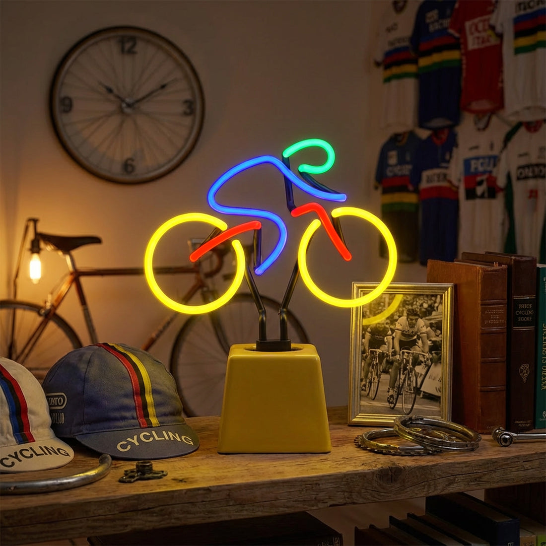 Bicycle: NEW! Ceramic Base Glass Neon