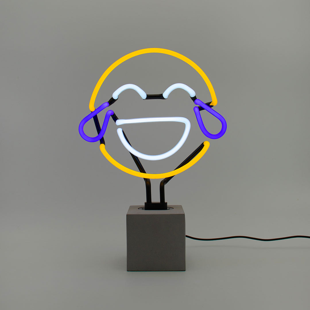 Neon 'Laugh Emoji' Sign - Locomocean Ltd